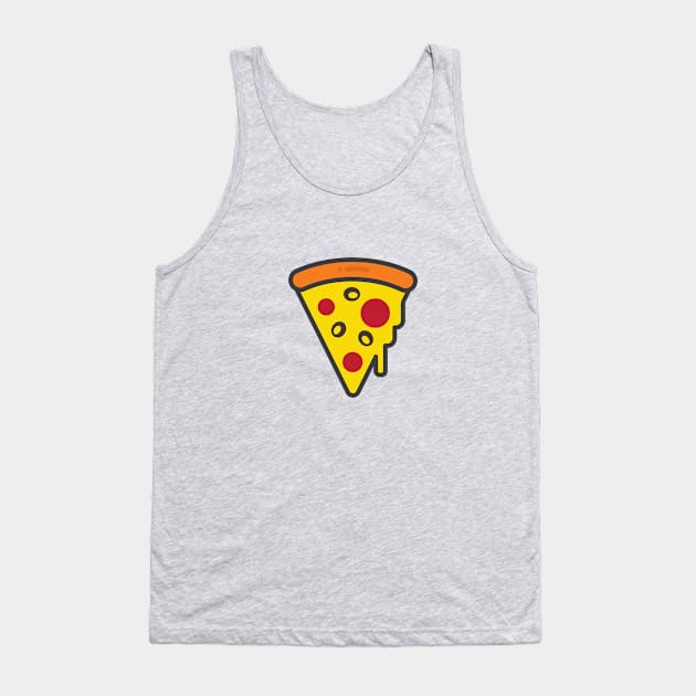 Cheesy Pizza Tank Top by TamaraLani